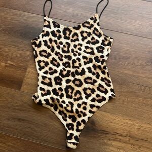 H&M Leopard Print Bodysuit